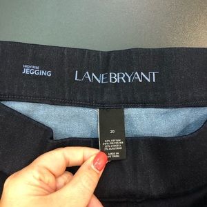 Dark denim jeggings in great shape